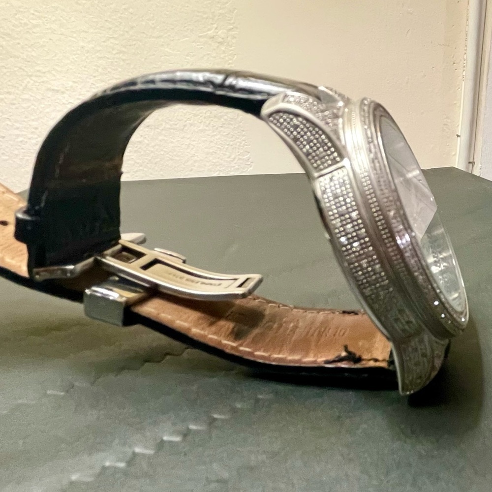 Techno Com By Kc Diamond Mother Of Pearl Stainles… - image 2